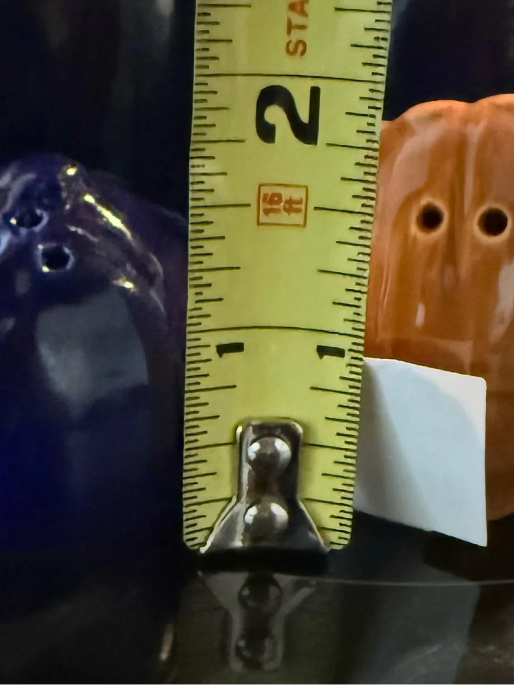 Mini Baseball Cap Hat and Baseball Glove Salt & Pepper Shakers